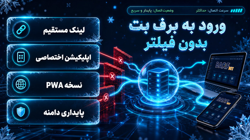 ورود به سایت برف بت بدون دردسر فیلترینگ