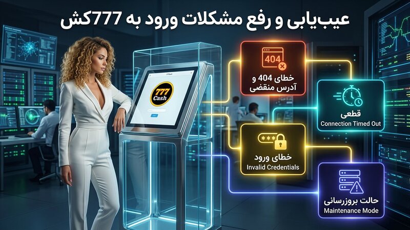 عیبیابی و رفع مشکلات ورود به سایت 777کش
