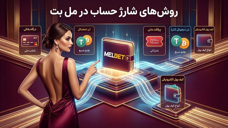 راه های شارژ حساب در مل بت اصلی